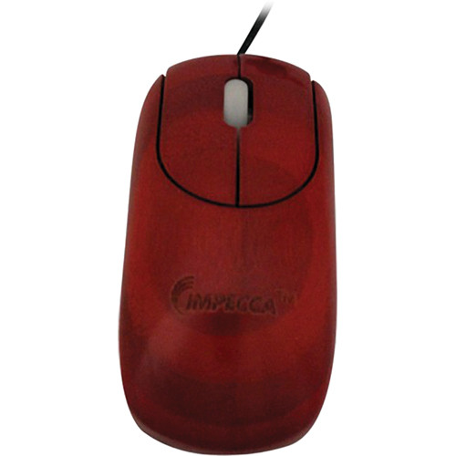 Impecca Custom Carved Designer Bamboo Mouse (Cherry)