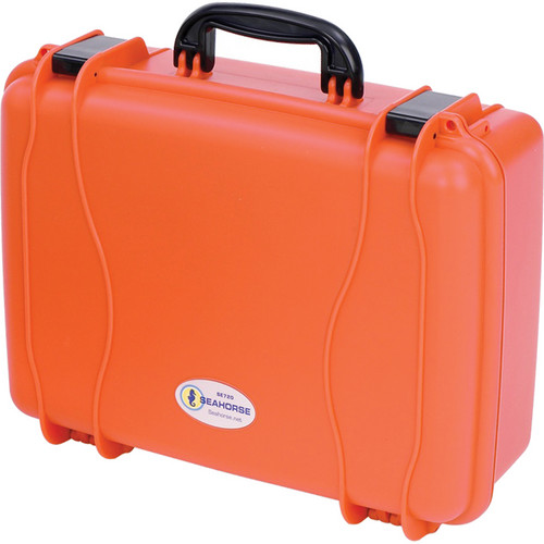 Seahorse 720F Laptop Computer Case With Cubed Foam (International Orange)