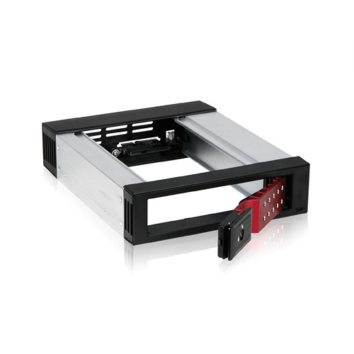 iStarUSA 5.25" to 1 x 3.5" Trayless SATA/SAS Hot-Swap Cage Red
