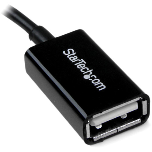 StarTech Micro USB Male to USB OTG Host Adapter Female (5