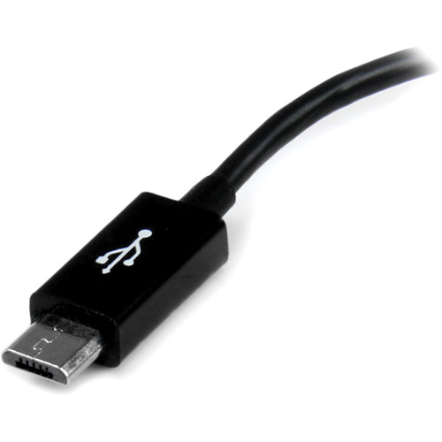 StarTech Micro USB Male to USB OTG Host Adapter Female (5