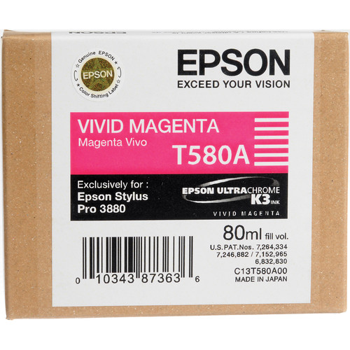 Epson UltraChrome K3 Vivid Magenta Ink Cartridge (80 ml)
