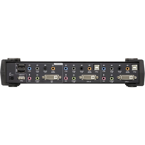 ATEN 2-Port USB DVI Dual Link KVMP Switch with 7.1 Surround Sound Audio