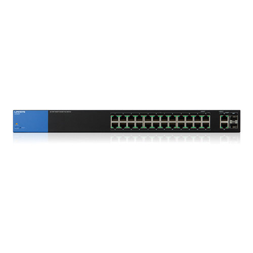 Linksys LGS326P 26-Port Smart Gigabit PoE+ Switch