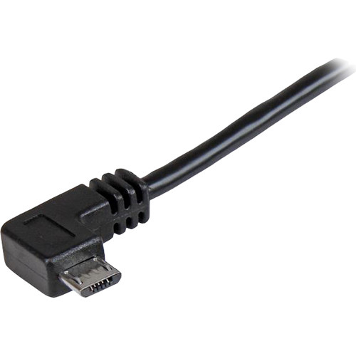 StarTech Right-Angle Micro-USB to USB Charge & Sync Cable (6')