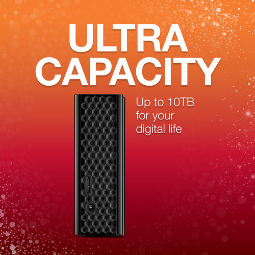 Seagate 8TB Backup Plus USB 3.0 External Hard Drive with USB Hub
