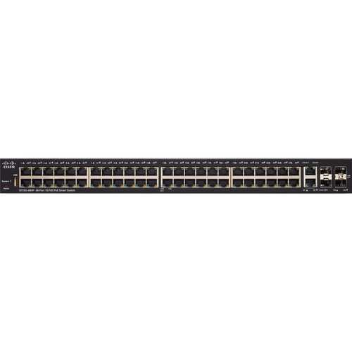 Cisco SF250-48HP 48-Port PoE+ Fast Ethernet Smart Switch