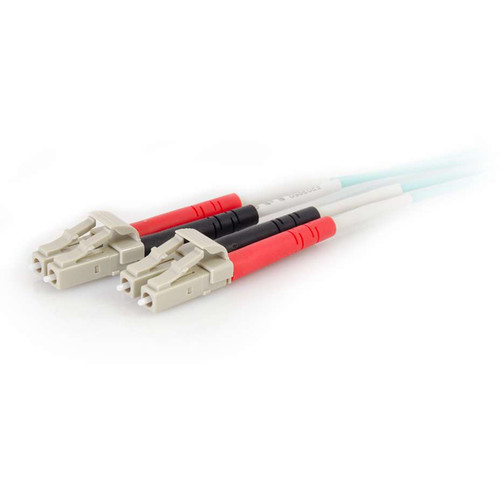 C2G 50/125 LC Male to LC Male Multimode Fiber Optic OM4 Cable (19.7')