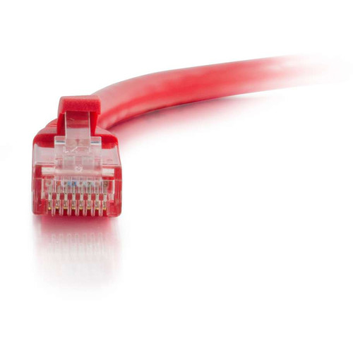 C2G RJ45 Male to RJ45 Male Cat 6 Snagless Patch Cable (9', Red)
