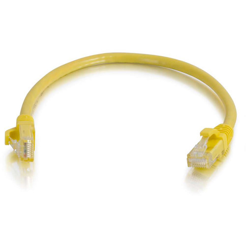 C2G RJ45 Male to RJ45 Male Cat 6 Snagless Patch Cable (4', Yellow)