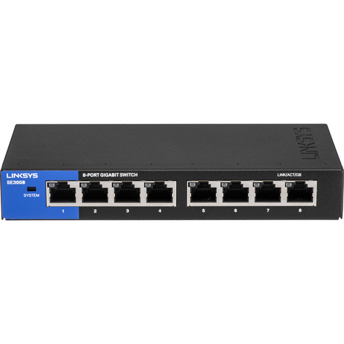 Linksys SE3008 V2 8-Port Gigabit Ethernet Switch