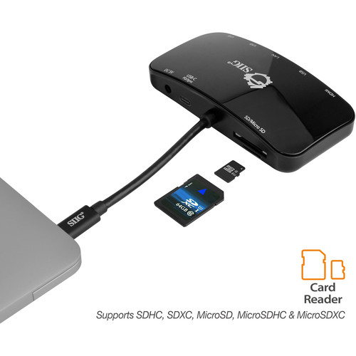 SIIG USB 3.0 Type-C Multifunction Mini Dock with Power Delivery