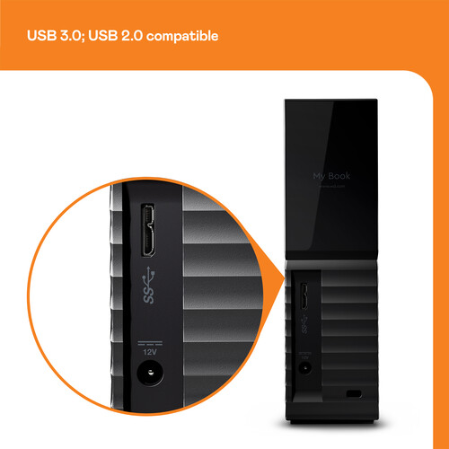 WD 6TB My Book Desktop USB 3.0 External Hard Drive