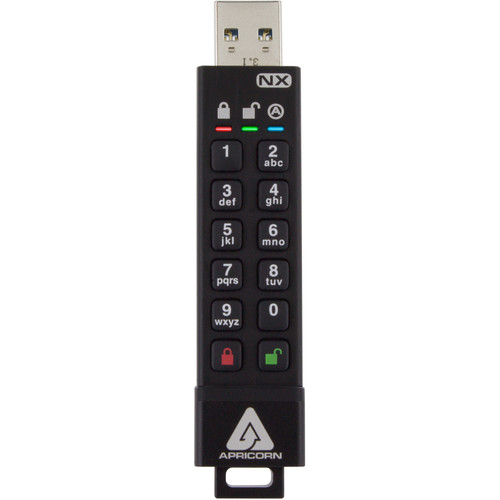 Apricorn Aegis Secure Key 2GB 3NX Encrypted USB 3.1 Flash Drive