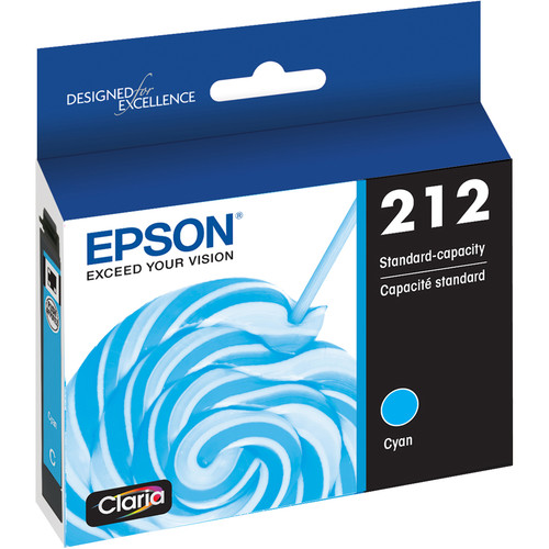 Epson Claria 212 Standard-Capacity Cyan Ink Cartridge