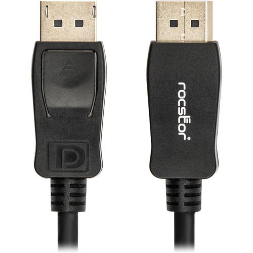 Rocstor DisplayPort 1.2 Cable with Latches (6')