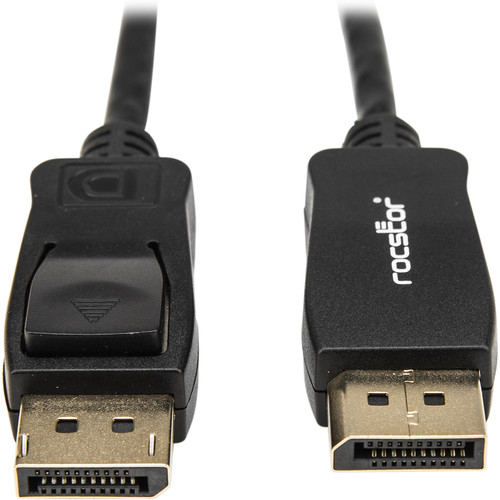 Rocstor DisplayPort 1.2 Cable with Latches (6')