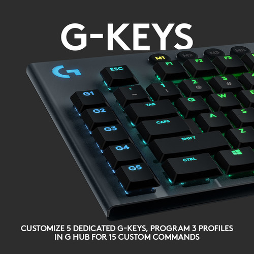 Logitech G G815 LIGHTSYNC RGB Mechanical Gaming Keyboard (GL Linear)