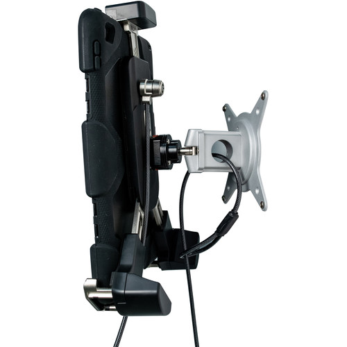 CTA Digital Tri-Grip Tablet Security Clasp with Quick-Connect Base and VESA Mount