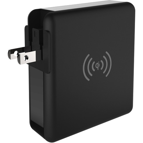I/OMagic 9000mAh Super AC Dual Port + Qi Wireless Charging Power Bank