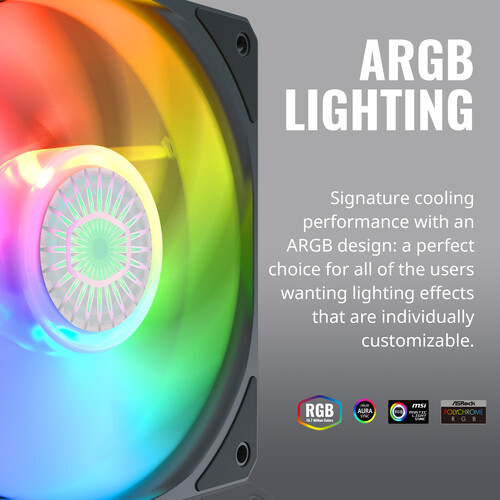Cooler Master SickleFlow 120 ARGB Fan&nbsp;(3-Pack)