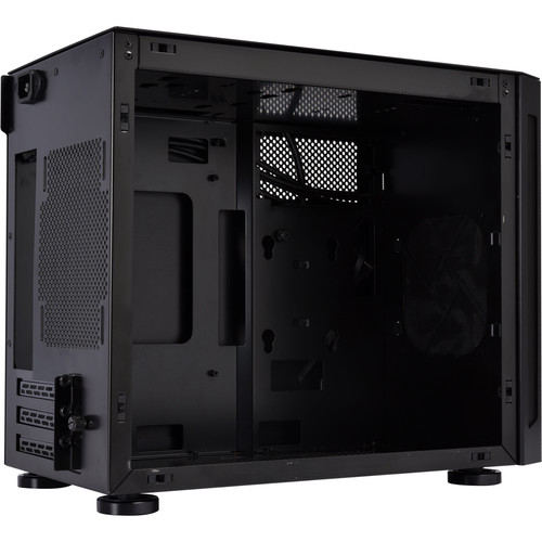 Lian Li TU150 Mini Tower Case with Tempered Glass Side Panel (Black)
