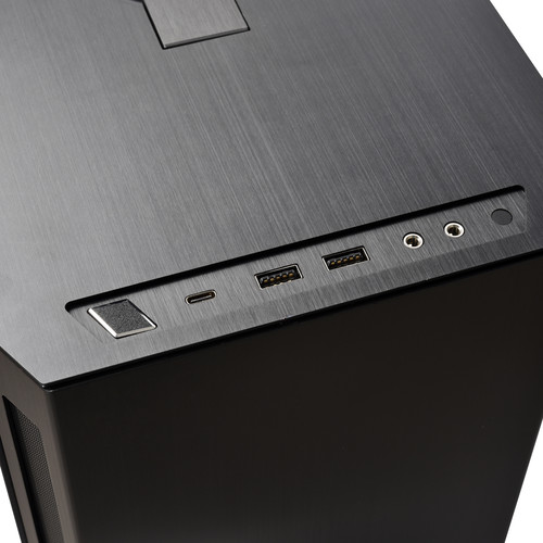 Lian Li TU150 Mini Tower Case with Tempered Glass Side Panel (Black)