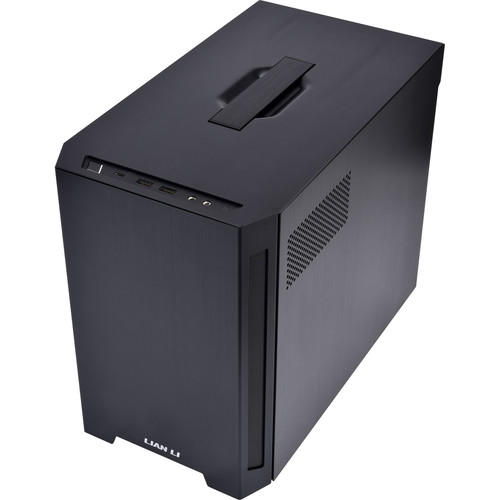 Lian Li TU150 Mini Tower Case with Tempered Glass Side Panel (Black)