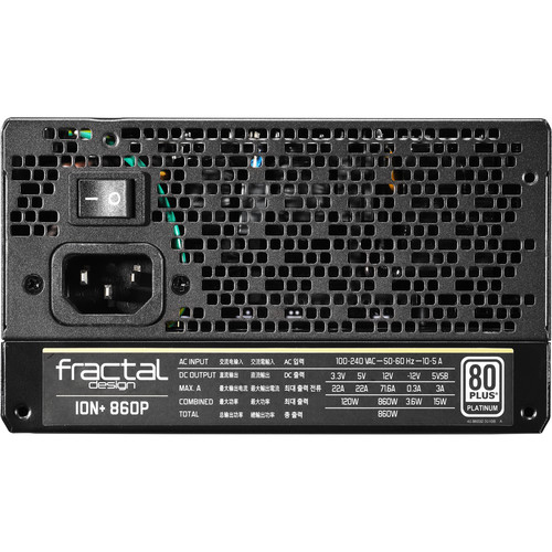 Fractal Design Ion+ 860P 860W 80 PLUS Platinum Modular Power Supply