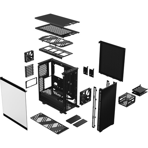 Fractal Design Define 7 Compact Mid-Tower Case (Dark Tempered Glass Side Panel)