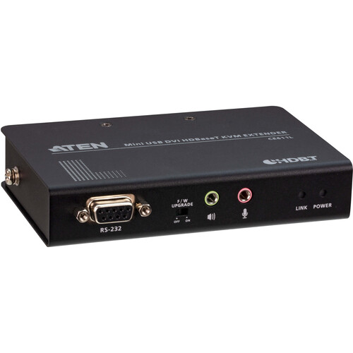 ATEN USB DVI HDBaseT KVM Mini Extender with Audio