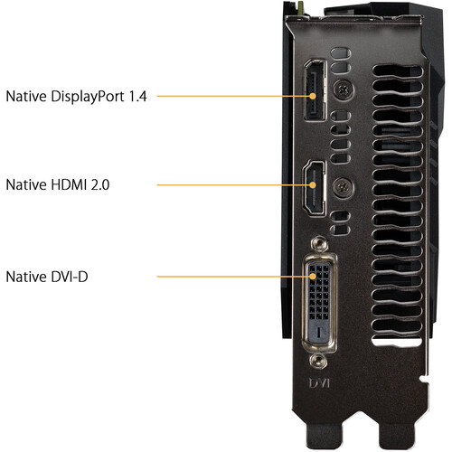 ASUS TUF Gaming GeForce GTX 1650 OC Edition Graphics Card
