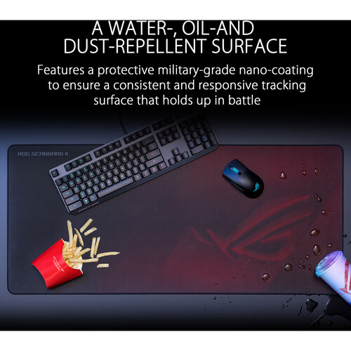 ASUS ROG Scabbard II Extended Gaming Mouse Pad