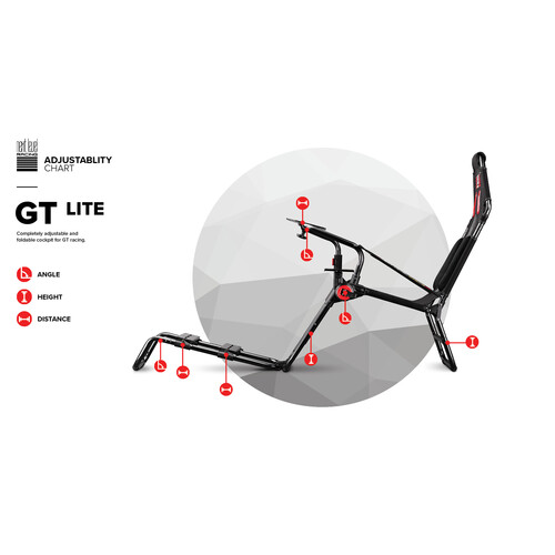 Next Level Racing GTLite Foldable Simulator Cockpit