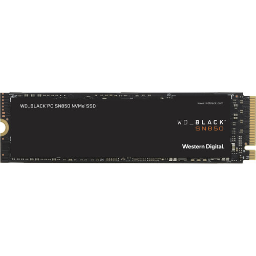 WD 1TB WD_Black SN850 Gaming Internal NVMe PCIe 4.0 SSD without Heatsink