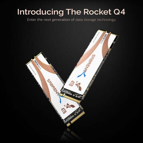 Sabrent 4TB Rocket Q4 PCIe 4.0 M.2 2280 Internal SSD