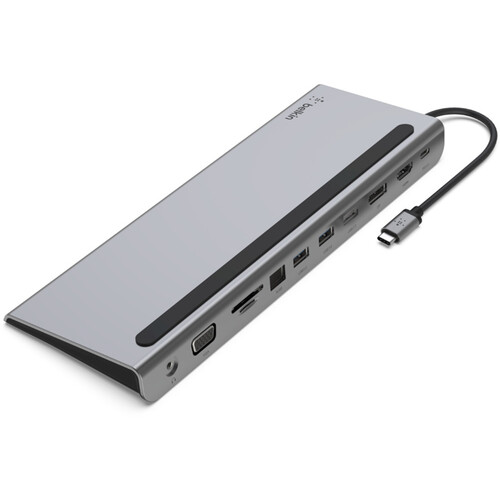 Belkin CONNECT USB Type-C 11-In-1 Multiport Dock (Silver)