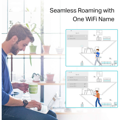 TP-Link Deco S4 AC1200 Whole Home Dual-Band Mesh Wi-Fi System (3-Pack)