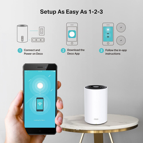 TP-Link Deco X68 AX3600 Wireless Tri-Band Gigabit Mesh Wi-Fi System (2-Pack)