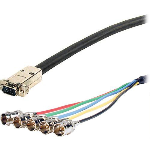 Comprehensive 10' (3 m) UHR HD15 Plug to 5BNC Jack VGA Cable