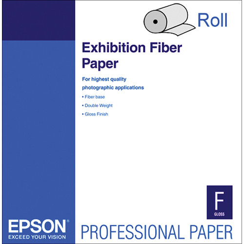 Epson Exhibition Fiber Photo Inkjet Paper (44" x 50' Roll)