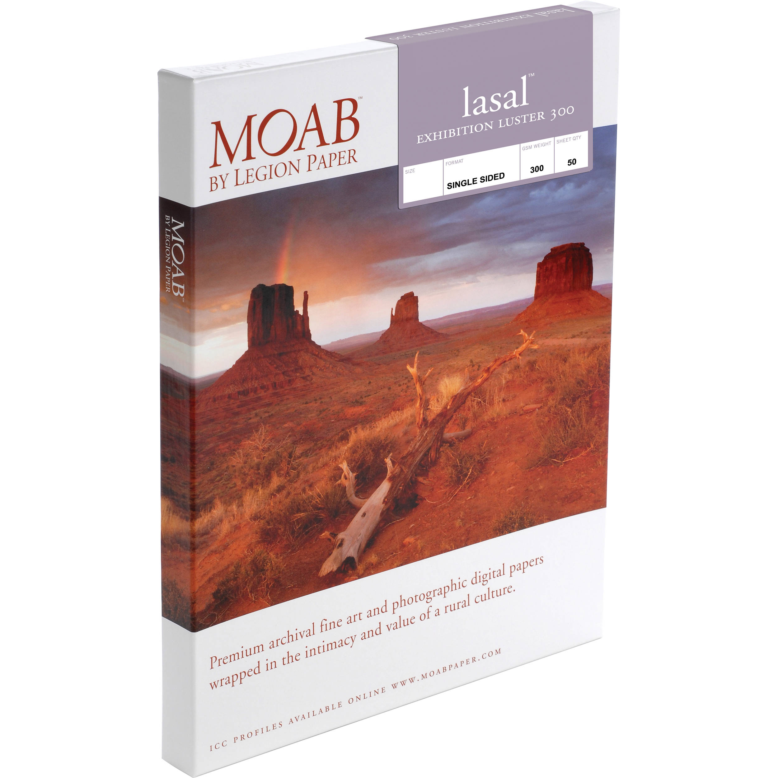 Moab Lasal Exhibition Luster 300 Paper (A4) 50 Sheets