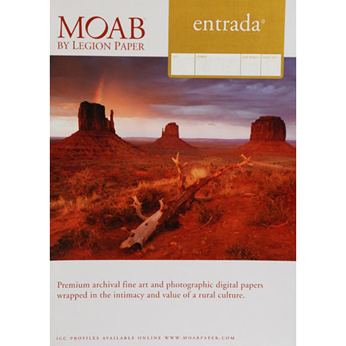 Moab Entrada Rag Natural 190 Paper (17 x 22", 25 Sheets)