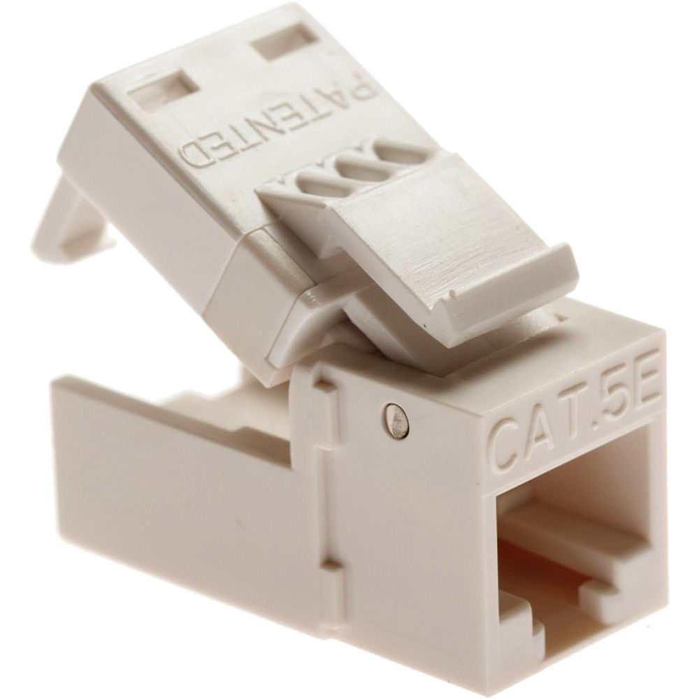 Platinum Tools EZ-SnapJack Cat 5e Red , (4 Pieces)