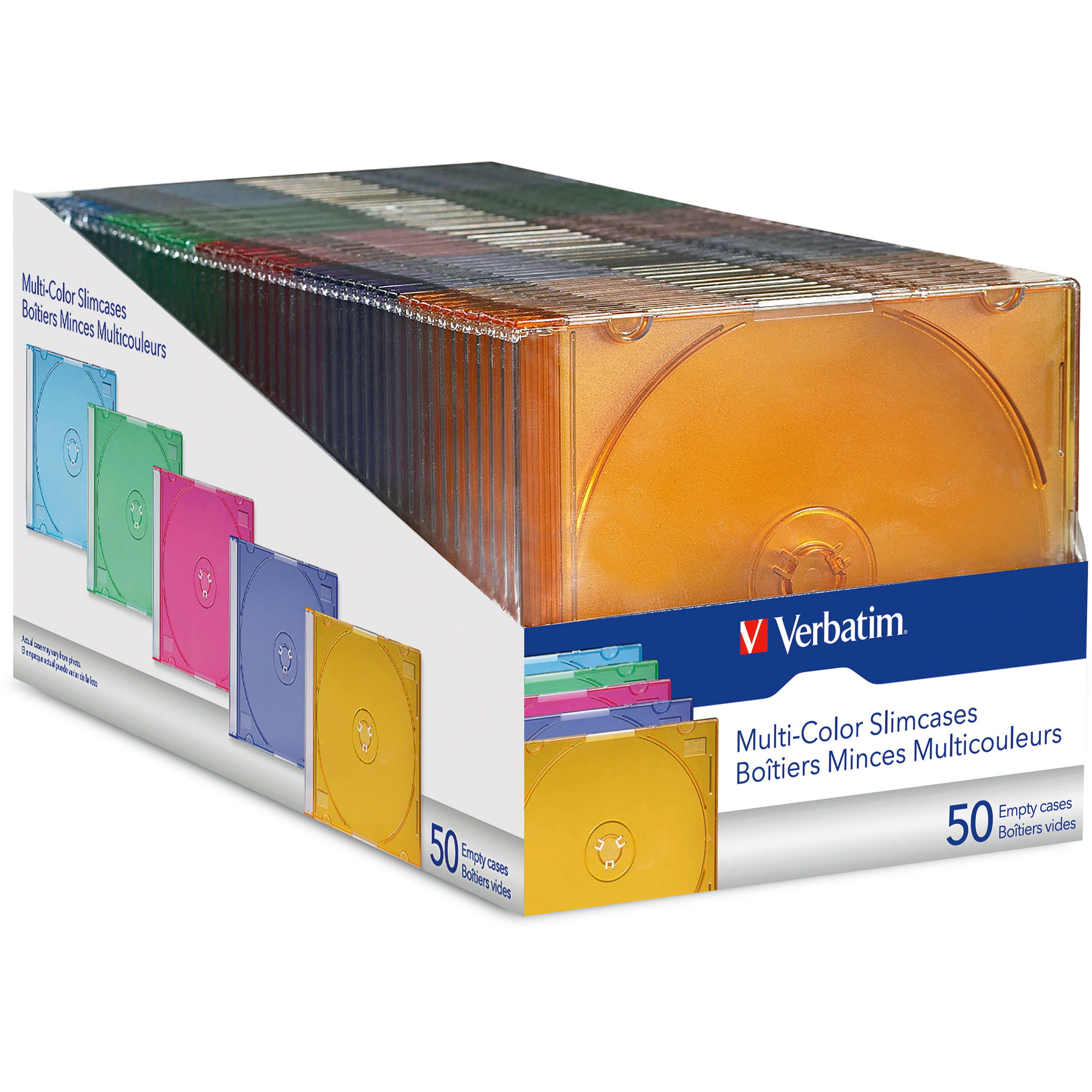 Verbatim CD/DVD Slim Storage Cases (Pack of 50)