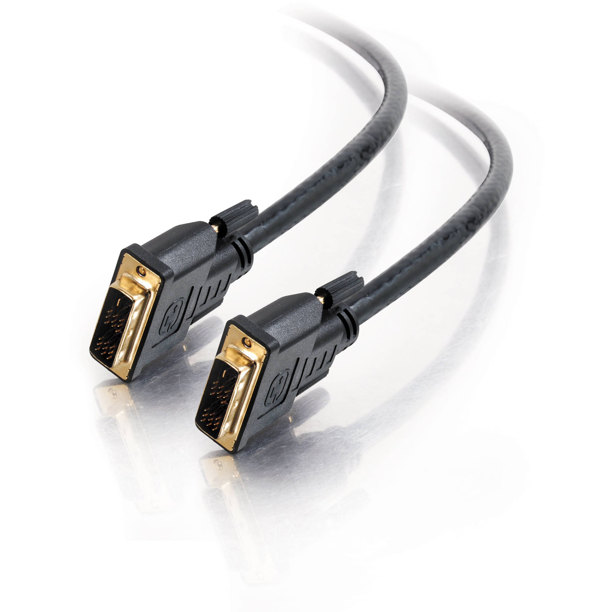 C2G Pro Series DVI-D M/M Single-Link Plenum Video Cable (15', Black)