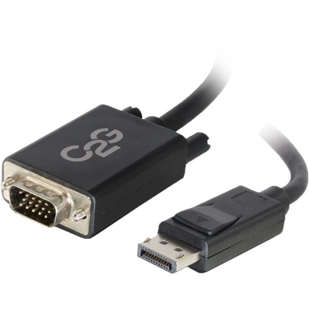 C2G DisplayPort Male to 15-Pin VGA Male Active Adapter Cable (6')