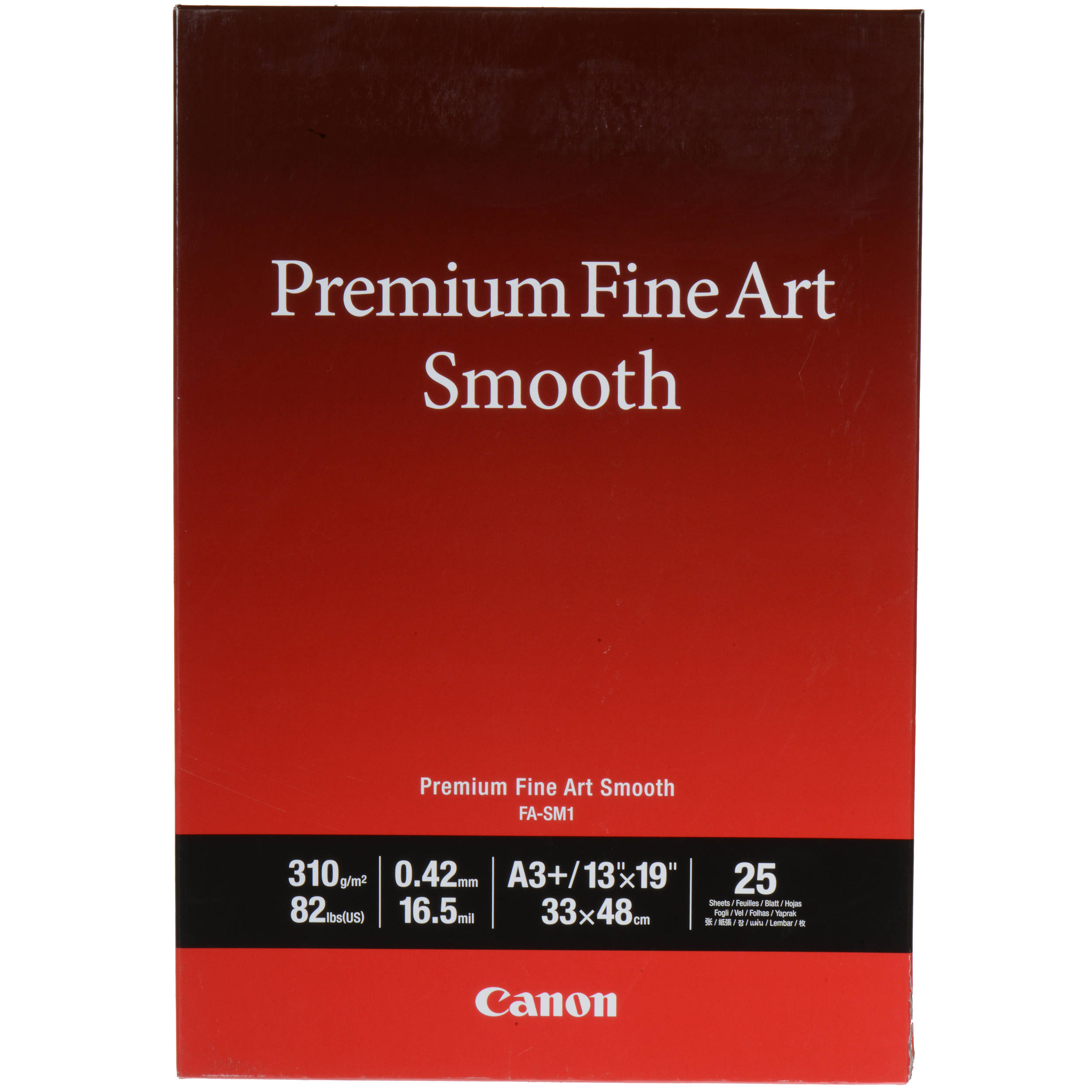 Canon Premium Fine Art Smooth Paper (13 x 19", 25 Sheets)