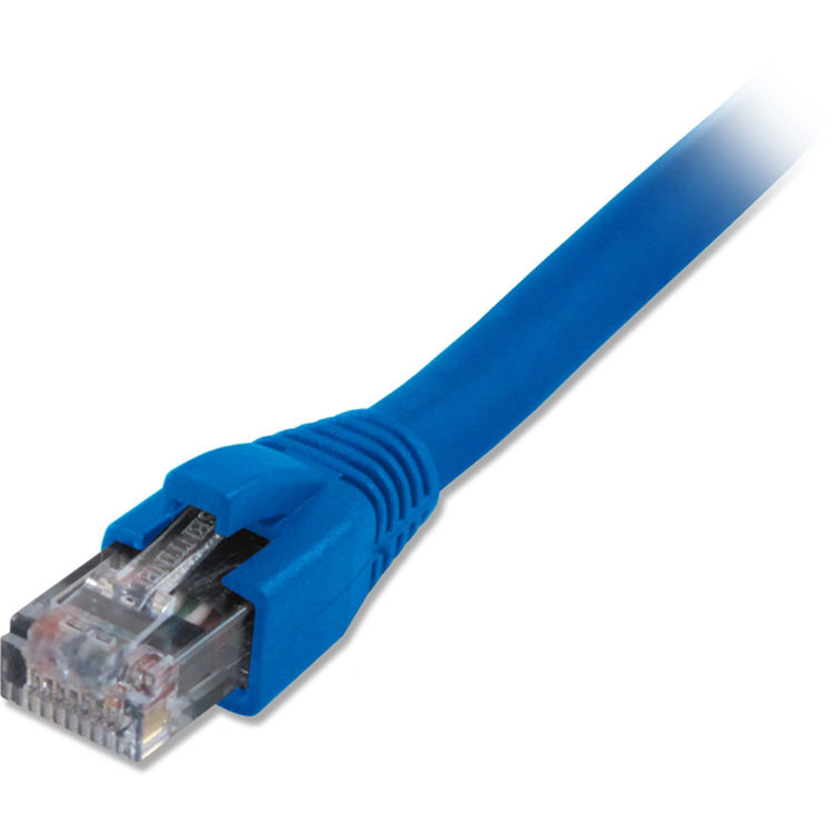 Comprehensive CAT5e 350 MHz Snagless Patch Cable (10', Blue, 10-Pack)