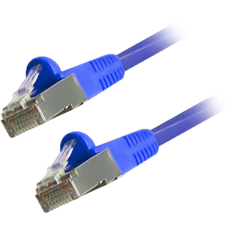 Comprehensive Cat 6 Snagless Shielded Ethernet Cable (15', Blue)
